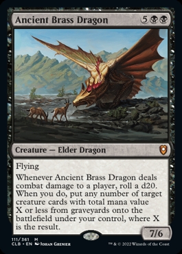 Ancient Brass Dragon Commander Legends- Battle for Baldur's Gate